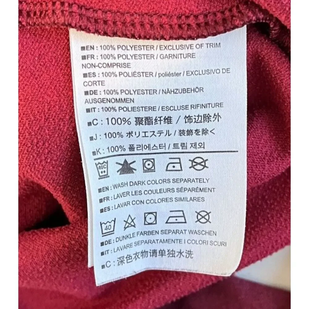 Arc'teryx Jacket Womens Size S Red ELLISON Full Zip Mock Neck Lightweight Jacket - Picture 4 of 11